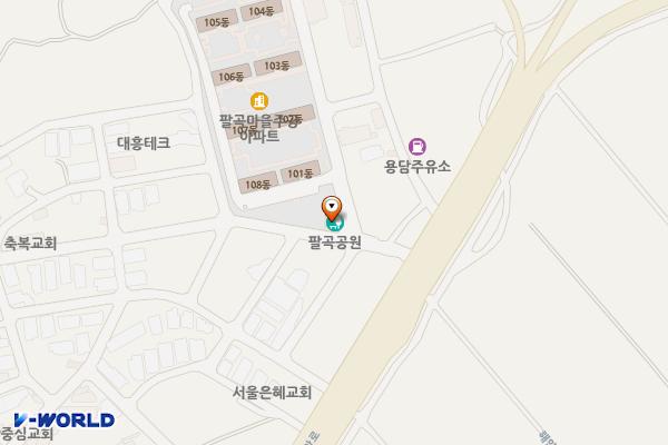 팔곡파출소 화장실 위치 지도 — 경기도 안산시 상록구 소학길8