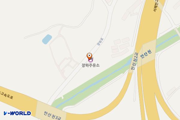 장하주유소 위치 지도 — 경기도 안산시 상록구 장하로 88