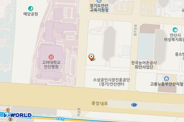 고잔주유소 위치 지도 — 경기도 안산시 단원구 적금로 114