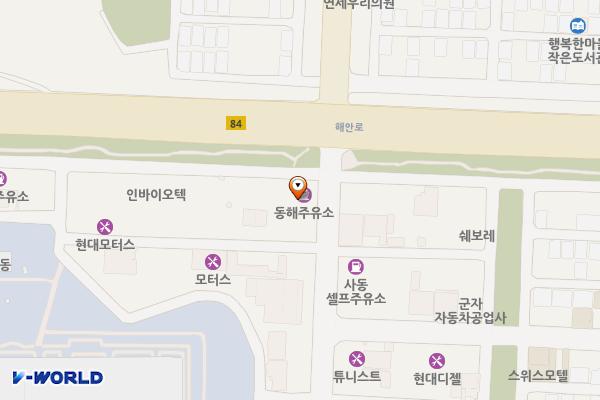 동해주유소 위치 지도 — 경기도 안산시 상록구 선진6길 38