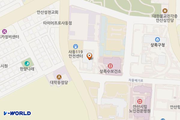 농업기술센터 화장실 위치 지도 — 경기도 안산시 상록구 항가울로 222
