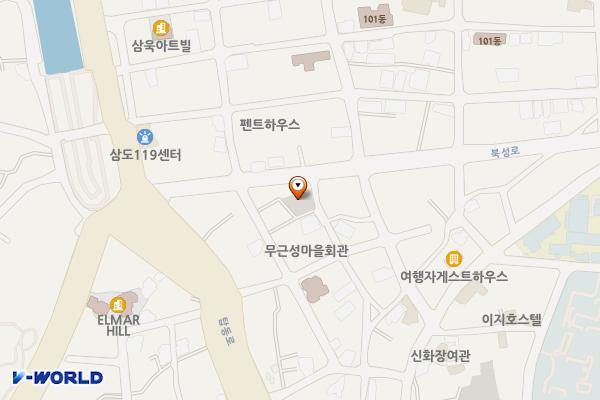 삼도이동 1158-23 위치 지도 — 제주특별자치도 제주시 삼도이동 1158-23