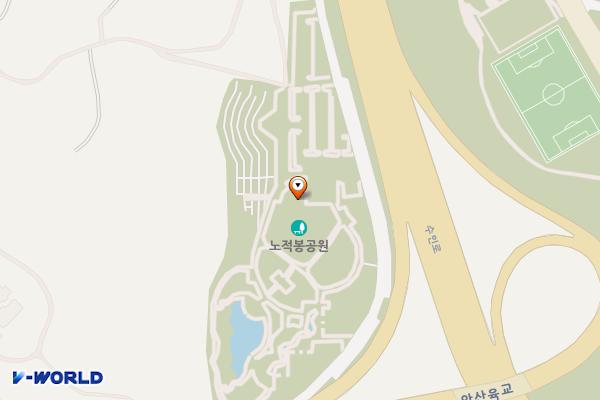 노적봉공원 여성전용 화장실 위치 지도 — 경기도 안산시 상록구 성포동 689