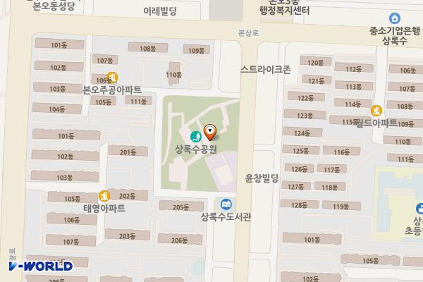 최용신기념관 화장실 위치 지도 — 경기도 안산시 상록구 샘골서길 64