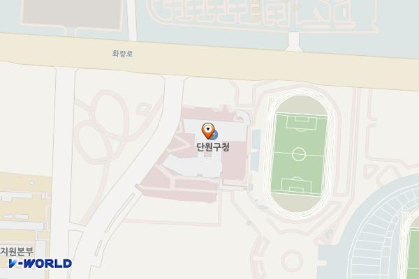 단원구청 화장실 위치 지도 — 경기도 안산시 단원구 화랑로 250