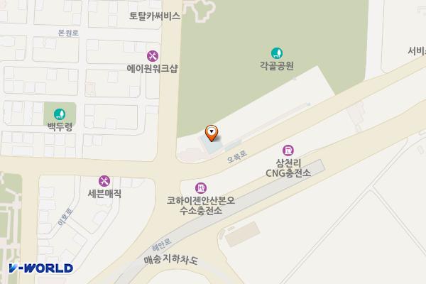 반월정 화장실 위치 지도 — 경기도 안산시 상록구 오목로 135