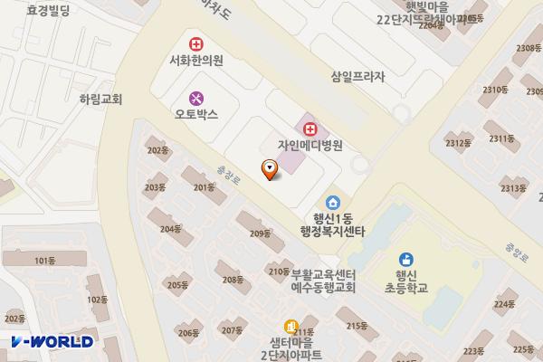 원스톱라이프상가 위치 지도 — 경기도 고양시 덕양구 충장로 118-31,