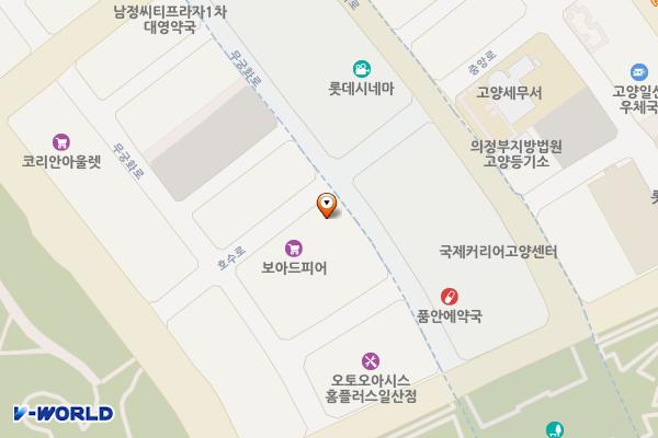 에메랄드빌딩 위치 지도 — 경기도 고양시 일산동구 중앙로1275번길 60-31 (장항동, 에메랄드빌딩),