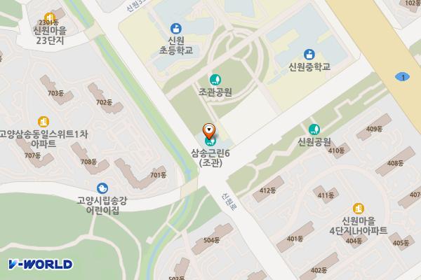 신원도서관 화장실 위치 지도 — 경기도 고양시 덕양구 신원2로 24,
