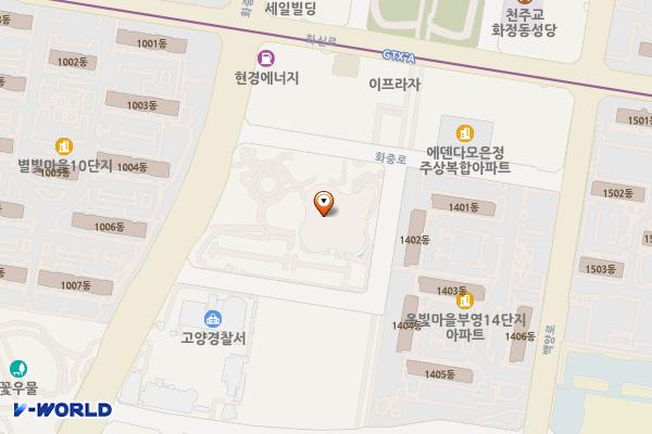 고양어린이박물관 위치 지도 — 경기도 고양시 덕양구 화중로 26,