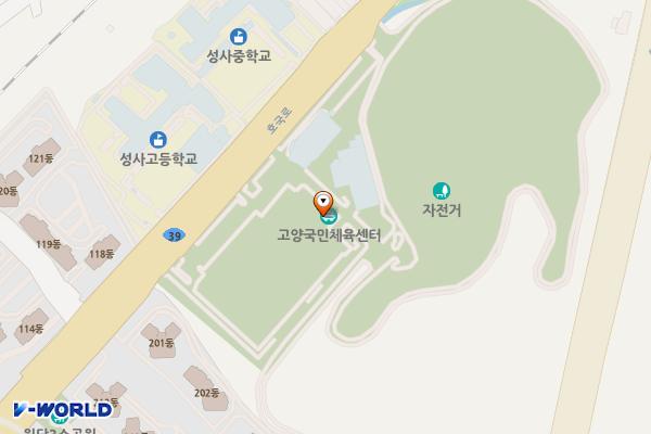 성사공원(테니스장 옆) 위치 지도 — 경기도 고양시 덕양구 호국로 876,