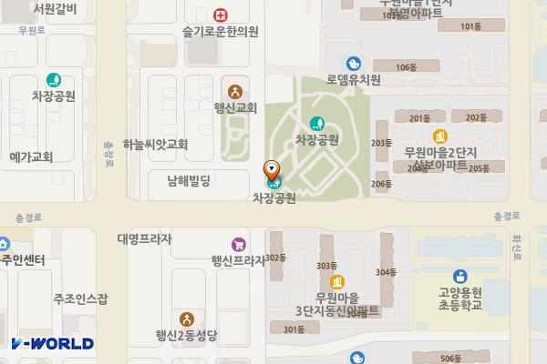 차장공원 위치 지도 — 경기도 고양시 덕양구 충경로 57-2,