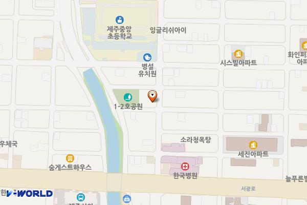 서광로11길 15 위치 지도 — 제주특별자치도 제주시 서광로11길 15
