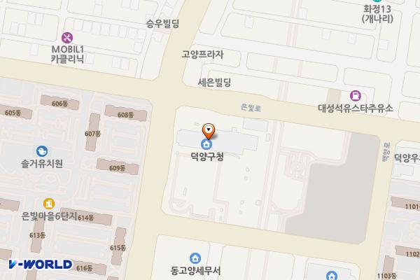 고봉배수지체육시설 위치 지도 — 경기도 고양시 덕양구