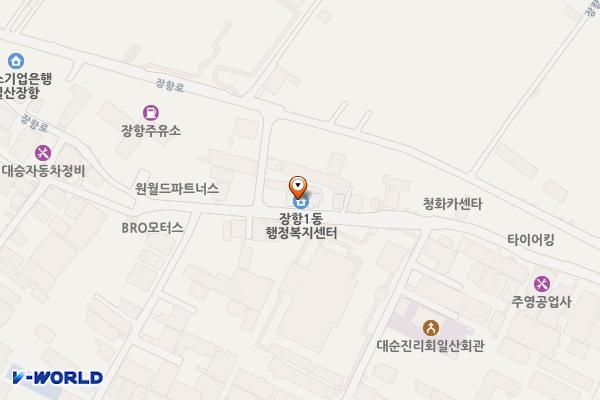 장항1동 행정복지센터 위치 지도 — 경기도 고양시 일산동구 장항로225번길 72,