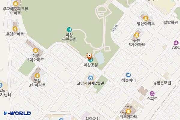 마상공원(관리사 옆) 위치 지도 — 경기도 고양시 덕양구 원당로 69번길 46,