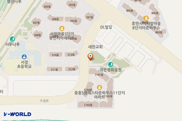서정4호(작은봉화 어린이공원) 위치 지도 — 경기도 고양시 덕양구 소원로 260,