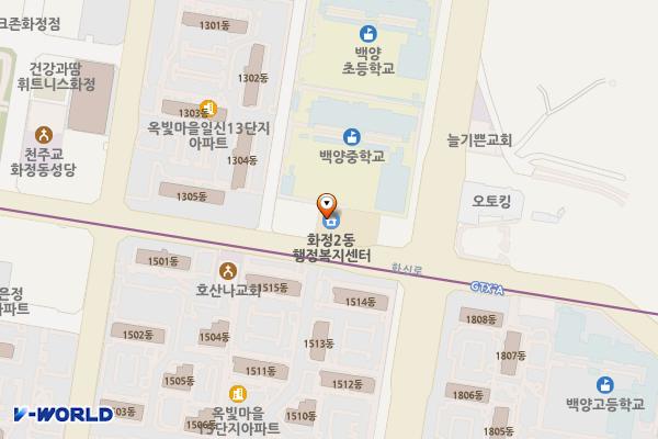 화정2동행정복지센터 위치 지도 — 경기도 고양시 덕양구 화신로232, 화정2동 행정복지센터
