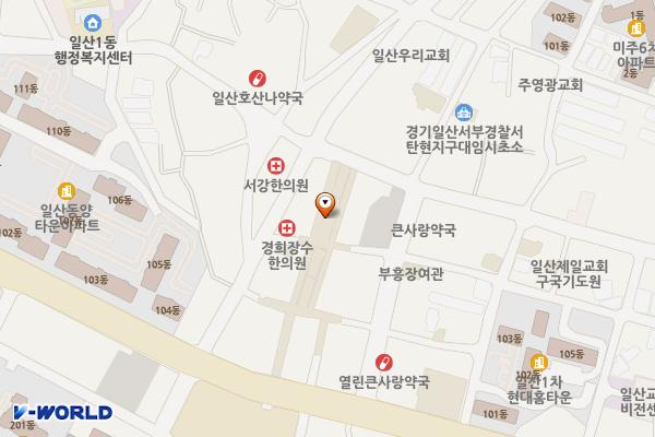 일산시장번영회 위치 지도 — 경기도 고양시 일산서구 일청로12번길 9,