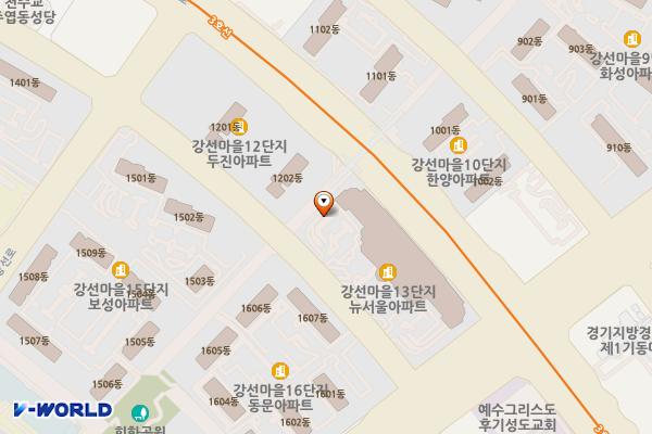 뉴서울프라자(외부) 위치 지도 — 경기도 고양시 일산서구 중앙로 1371,