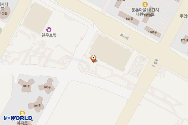 국제전시장(진달래공원) 위치 지도 — 경기도 고양시 일산서구 주엽로 77,