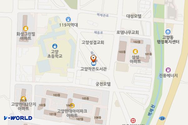 고양동종합복지회관 위치 지도 — 경기도 고양시 덕양구 혜음로19-11,