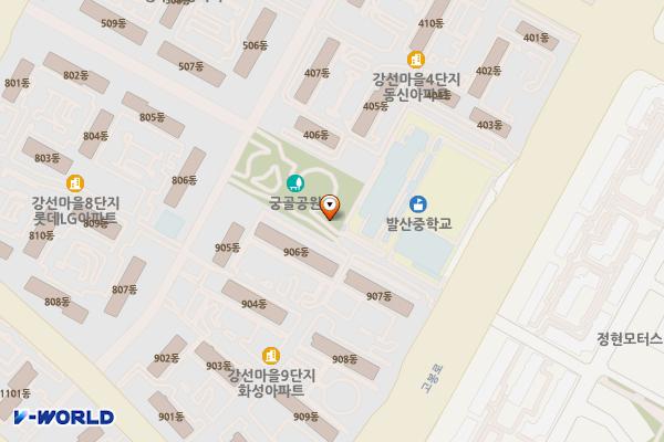 궁골어린이공원 위치 지도 — 경기도 고양시 일산서구 고봉로 91-3,