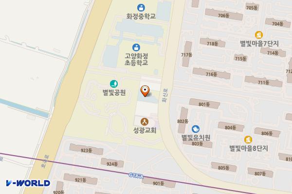 화정어린이도서관 화장실 위치 지도 — 경기도 고양시 덕양구 화신로 323,