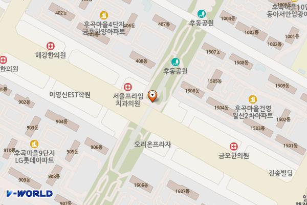 후동공원 위치 지도 — 경기도 고양시 일산서구 일산로 552-1,