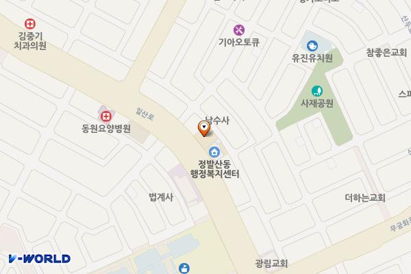 정발산 119 위치 지도 — 경기도 고양시 일산동구 일산로 424,
