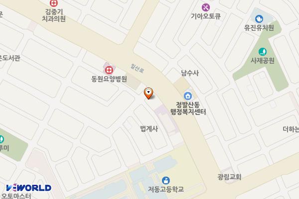 정발산 우체국 위치 지도 — 경기도 고양시 일산동구 일산로 425,