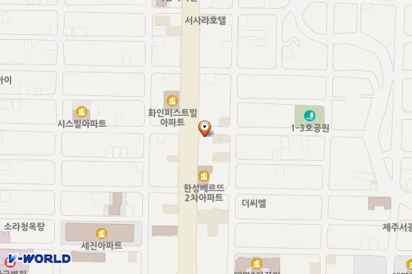 삼도일동 536 위치 지도 — 제주특별자치도 제주시 삼도일동 536