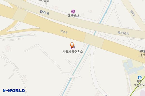 자유제일주유소 위치 지도 — 경기도 고양시 덕양구 자유로 487 (행주외동),