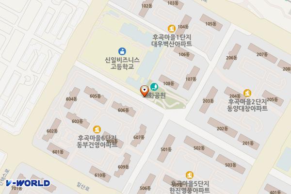 도화어린이공원 위치 지도 — 경기도 고양시 일산서구 일산로 604,