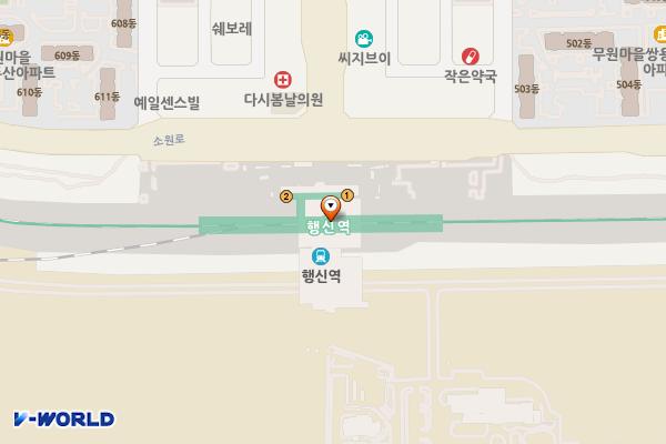 행신역 위치 지도 — 경기도 고양시 덕양구 소원로 102,