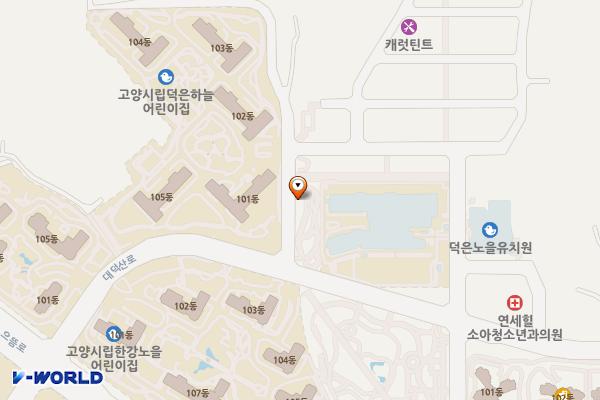 덕은2호 어린이공원(숲놀이) 화장실 위치 지도 — 경기도 고양시 덕양구 대덕산1길 8-2