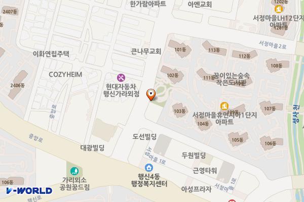 서정1호(햇살 어린이공원) 위치 지도 — 경기도 고양시 덕양구 행신로 278,
