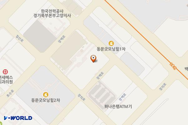 더루벤스카운티 위치 지도 — 경기도 고양시 일산동구 장백로 19 (백석동, 더루벤스카운티),