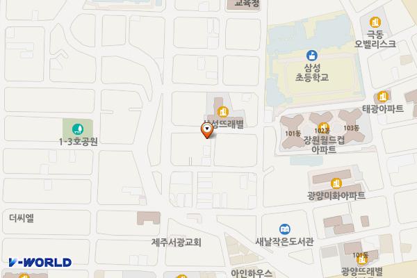 삼도일동 305-92 위치 지도 — 제주특별자치도 제주시 삼도일동 305-92