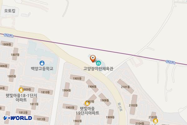 장미란체육관 위치 지도 — 경기도 고양시 덕양구 화신로 190,