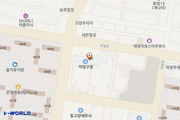 덕양구청 위치 지도 — 경기도 고양시 덕양구 화중로104번길 13, 덕양구청