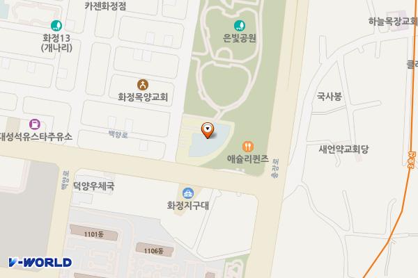 화정도서관 화장실 위치 지도 — 경기도 고양시 덕양구 은빛로77번길 8,