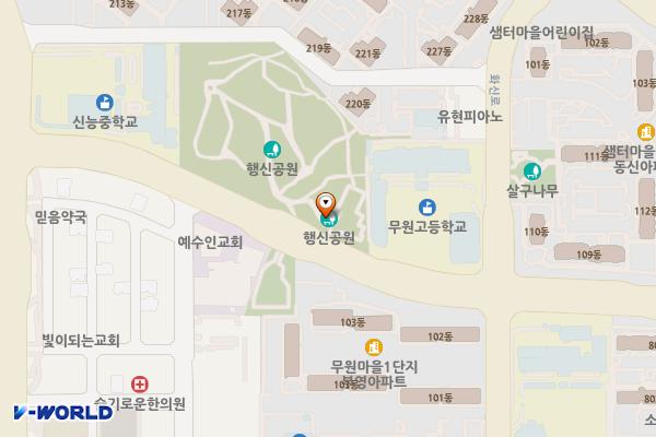 행신공원(농구장 옆) 위치 지도 — 경기도 고양시 덕양구 행신로 197-2,