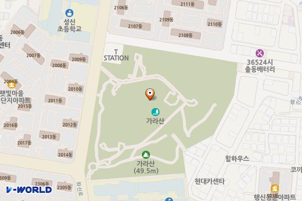 가라산공원(관리사) 위치 지도 — 경기도 고양시 덕양구 화신로 148,