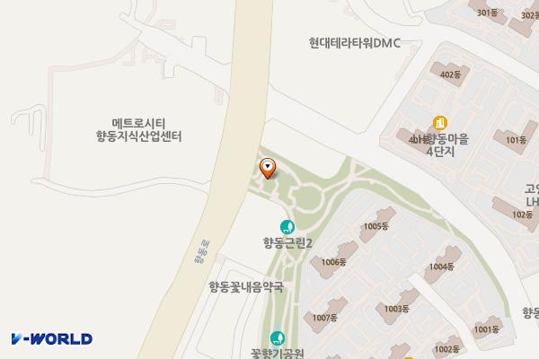 꽃향기공원 화장실 위치 지도 — 경기도 고양시 덕양구 향동로 200,