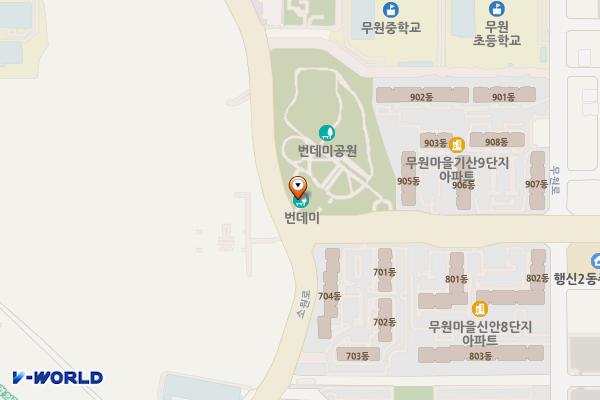 번데미 공원 위치 지도 — 경기도 고양시 덕양구 충경로 1-2,