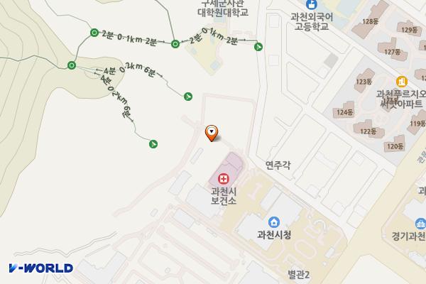 과천시보건소 위치 지도 — 경기도 과천시 관문로 69