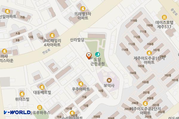 도남동 79-9 위치 지도 — 제주특별자치도 제주시 도남동 79-9