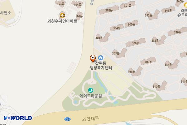 공중화장실(원문동 앞) 위치 지도 — 경기도 과천시 갈현동 680