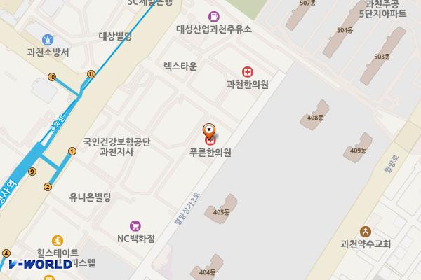 제일쇼핑 위치 지도 — 경기도 과천시 별양상가2로 14